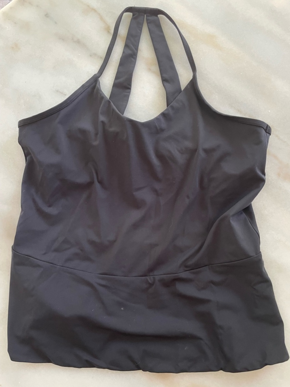 Fabletics Women's Black Halter Tank top size XL